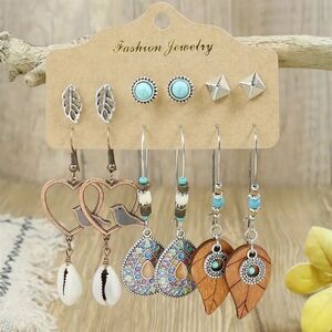 Trendy Bohemian Earrings Set